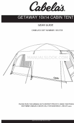 Cabela's GETAWAY 10x14 CABIN TENT Gear Manual