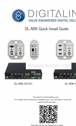 DigitaLinx DL-ARK Series Handleiding voor snelle installatie