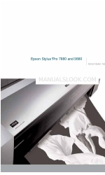 Epson 9880 - Stylus Pro Color Inkjet Printer Brochure & specificaties