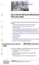 Cisco Aironet OfficeExtend AIR-OEAP602I-E-K9 Benutzerhandbuch