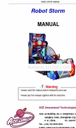 Ace Amusement Robot Storm Manual