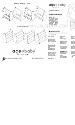 Ace Baby Furniture MDBBL1080 Instruções de montagem