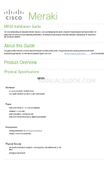 Cisco Meraki MR36 Installation Manual