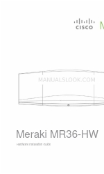 Cisco Meraki MR36-HW Hardware Installation Manual