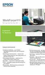 Epson C11CA50201 - WorkForce 610 Color Inkjet Specifications