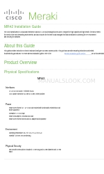 Cisco Meraki MR42 Installation Manual