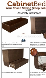 Cabinet Bed Stanley Инструкции по сборке