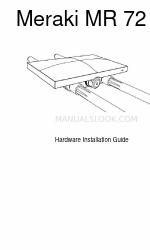 Cisco MERAKI MR72 Hardware Installation Manual