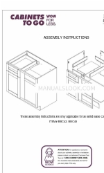 CABINETS TO GO Findley & Myers BBC42 Manual Petunjuk Perakitan