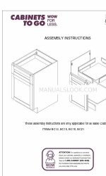 CABINETS TO GO Findley & Myers BC12 Assembly Instructions Manual