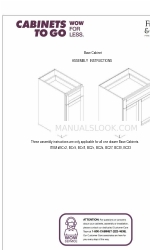 CABINETS TO GO Findley & Myers BC15 Инструкции по сборке