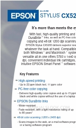 Epson CX5200 - Stylus Color Inkjet Specifications