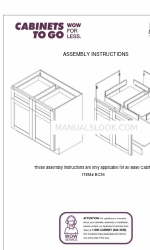 CABINETS TO GO Findley & Myers BC36 Montageanleitung Handbuch