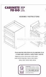 CABINETS TO GO Findley & Myers DC312 Manuel d'instructions de montage