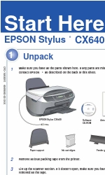 Epson CX6400 - Stylus Color Inkjet Начните здесь Руководство