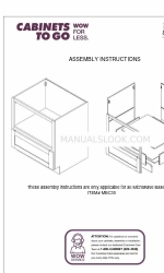 CABINETS TO GO Findley & Myers MBC30 Assembly Instructions Manual