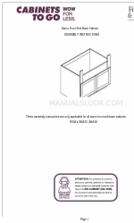 CABINETS TO GO Findley & Myers SBA33 Instructions de montage