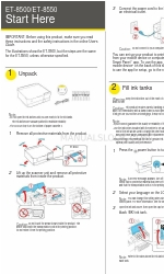 Epson EcoTank ET-8500 Series Краткое руководство по эксплуатации