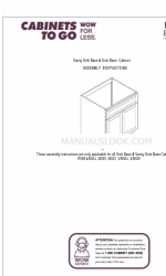 CABINETS TO GO Findley & Myers VSB24 Instructions de montage