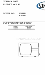 Argo AEI835SH Technical Data & Service Manual