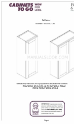 CABINETS TO GO Findley & Myers WC1242 Assembly Instructions