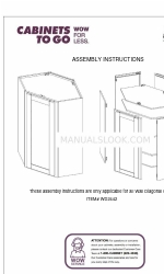 CABINETS TO GO Findley & Myers WD2442 Assembly Instructions Manual