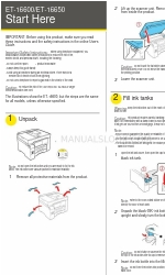 Epson ET-16600 Краткое руководство по эксплуатации