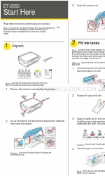 Epson ET-2550 Начните здесь