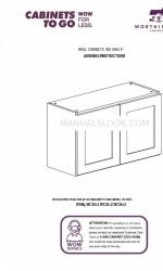 CABINETS TO GO Worthington WC3612 Assembly Instructions