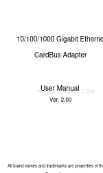 Cable CardBus Manual del usuario