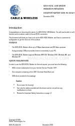 Cable & Wireless 6205 Manual de instruções de instalação