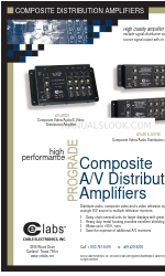 Cable Electronics Composite A/V Distribution Amplifier AV400SV 仕様書