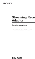 Sony BKM-FW50 Manual de instrucciones