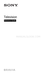 Sony BRAVIA Reference Manual