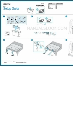 Sony BRAVIA  KD-43X8000G Setup-Handbuch