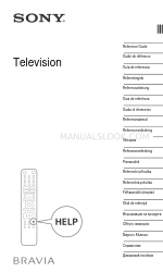 Sony BRAVIA 43X8 J Series Referenzhandbuch