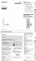 Sony BRAVIA 50X80J Reference Manual