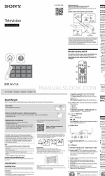 Sony Bravia 50X80K Reference Manual