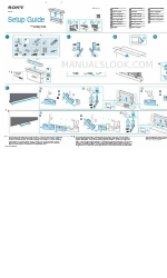 Sony BRAVIA 55X8 L Series Setup Manual