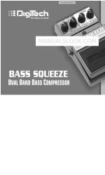 DigiTech Bass Squeeze Kullanıcı Bilgilendirme Kılavuzu