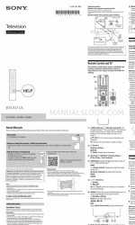 Sony Bravia 55X90J Reference Manual