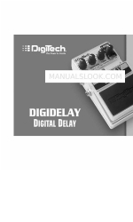 DigiTech DIGIDELAY Manuel