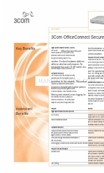 3Com 3CR860-95 - OfficeConnect Secure Router Características e vantagens