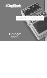 DigiTech Grunge Distortion マニュアル