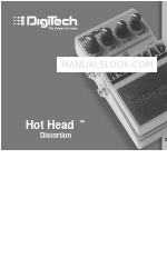 DigiTech Hot Head Distortion マニュアル