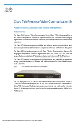 Cisco TelePresence Specifications