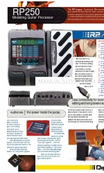 DigiTech Modeling Guitar Processor and USB Recording Interface RP250 Specification Sheet