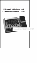 DigiTech RPX400 Manual de instalação do software