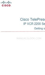 Cisco TelePresence IP VCR 2200 Series Aan de slag