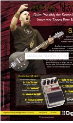 DigiTech Scott Ian Black-13 Spécifications